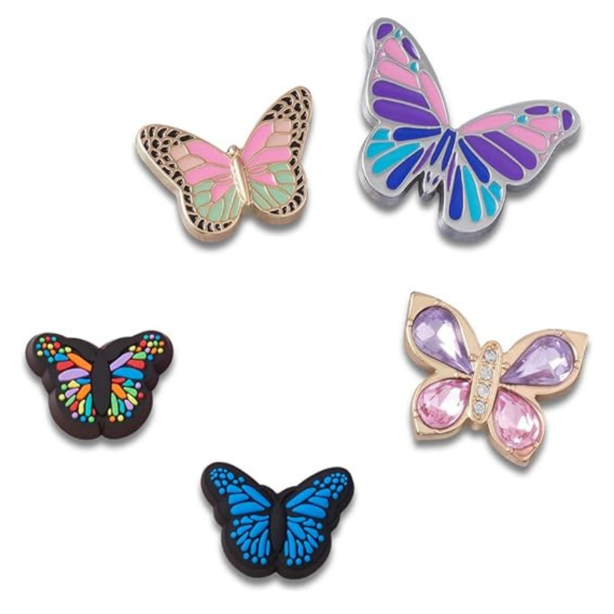Crocs Butterfly 5 - Pack Jibbitz Charms - 5026441 - Tip Top Shoes of New York