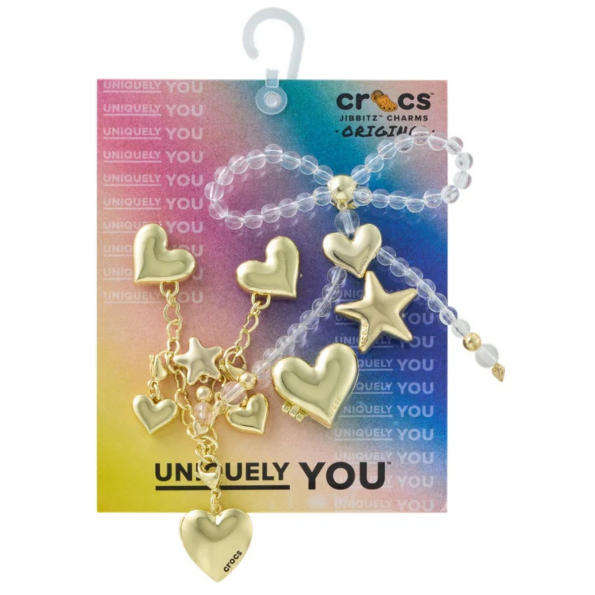 Crocs Gold Hearts & Stars 5 - Pack Jibbitz Charms - 5026442 - Tip Top Shoes of New York