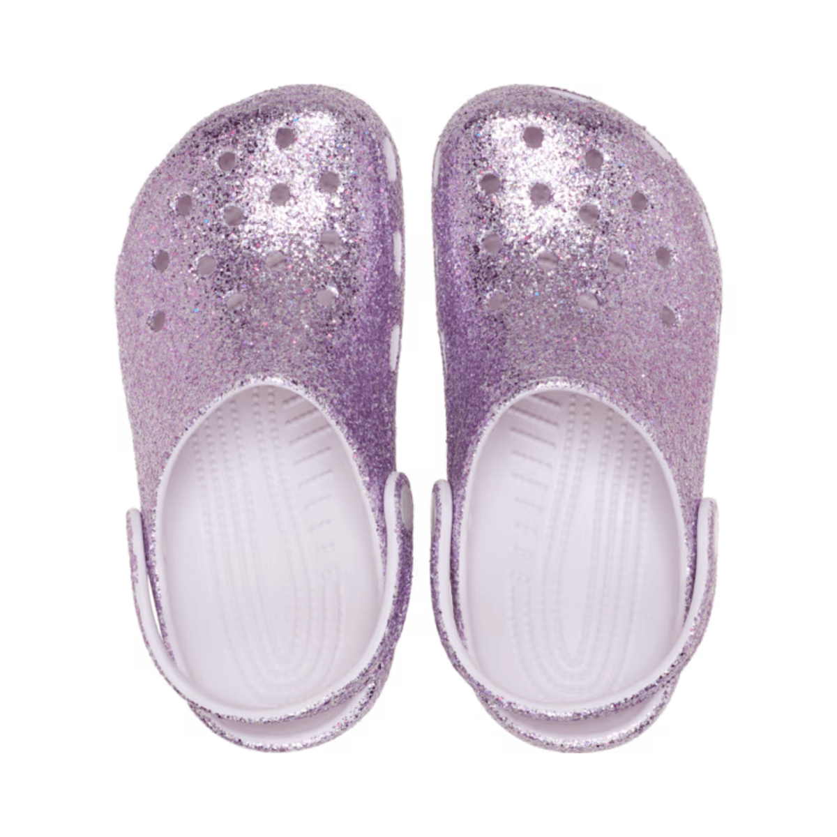 Crocs Kids Classic Chunky Glitter Clog Grape Ice - 1114064 - Tip Top Shoes of New York