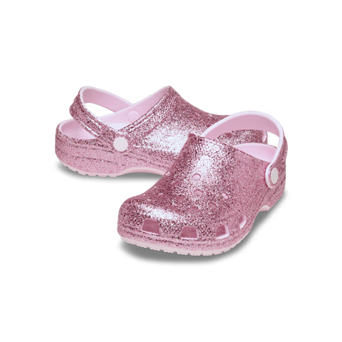 Crocs Kids Classic Chunky Glitter Clog Pink Milk - 1108097 - Tip Top Shoes of New York