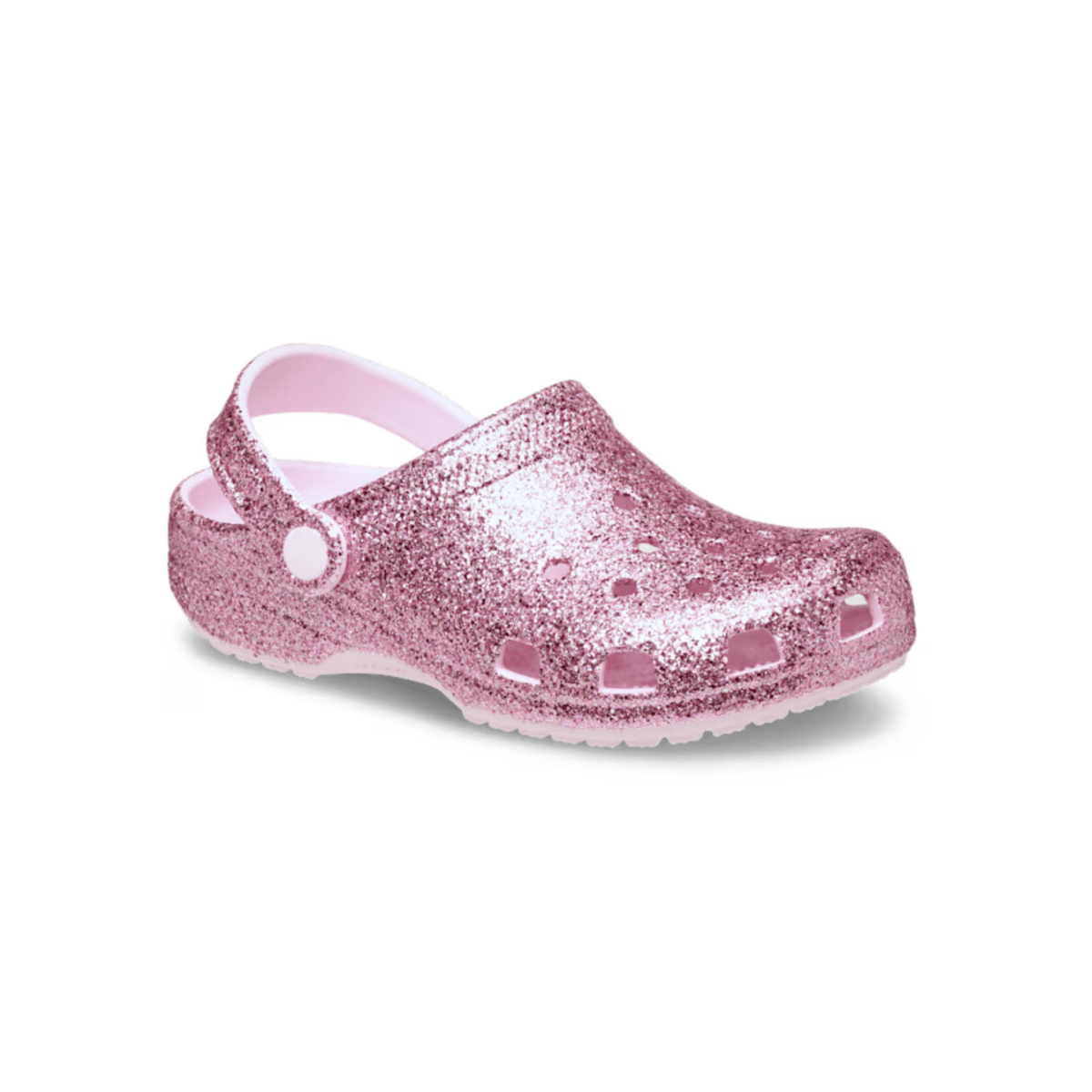 Crocs Kids Classic Chunky Glitter Clog Pink Milk - 1108097 - Tip Top Shoes of New York