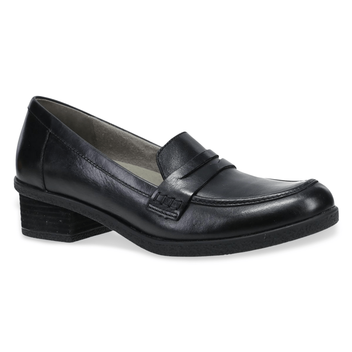 Dansko Women's Danica Black Waterproof Burnished Loafer - 9016764 - Tip Top Shoes of New York