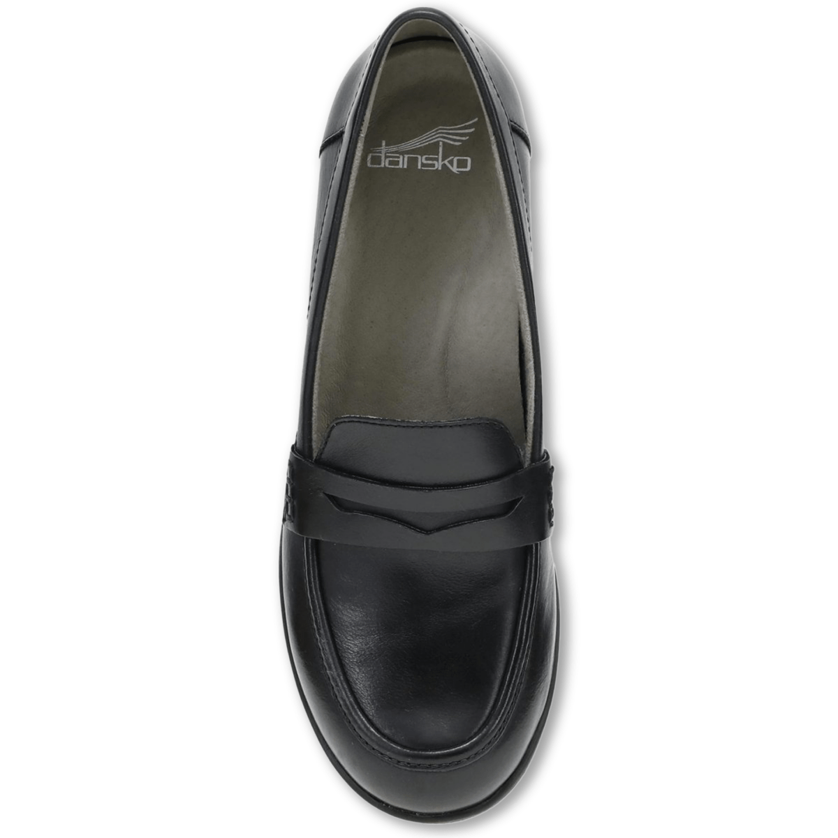 Dansko Women's Danica Black Waterproof Burnished Loafer - 9016764 - Tip Top Shoes of New York