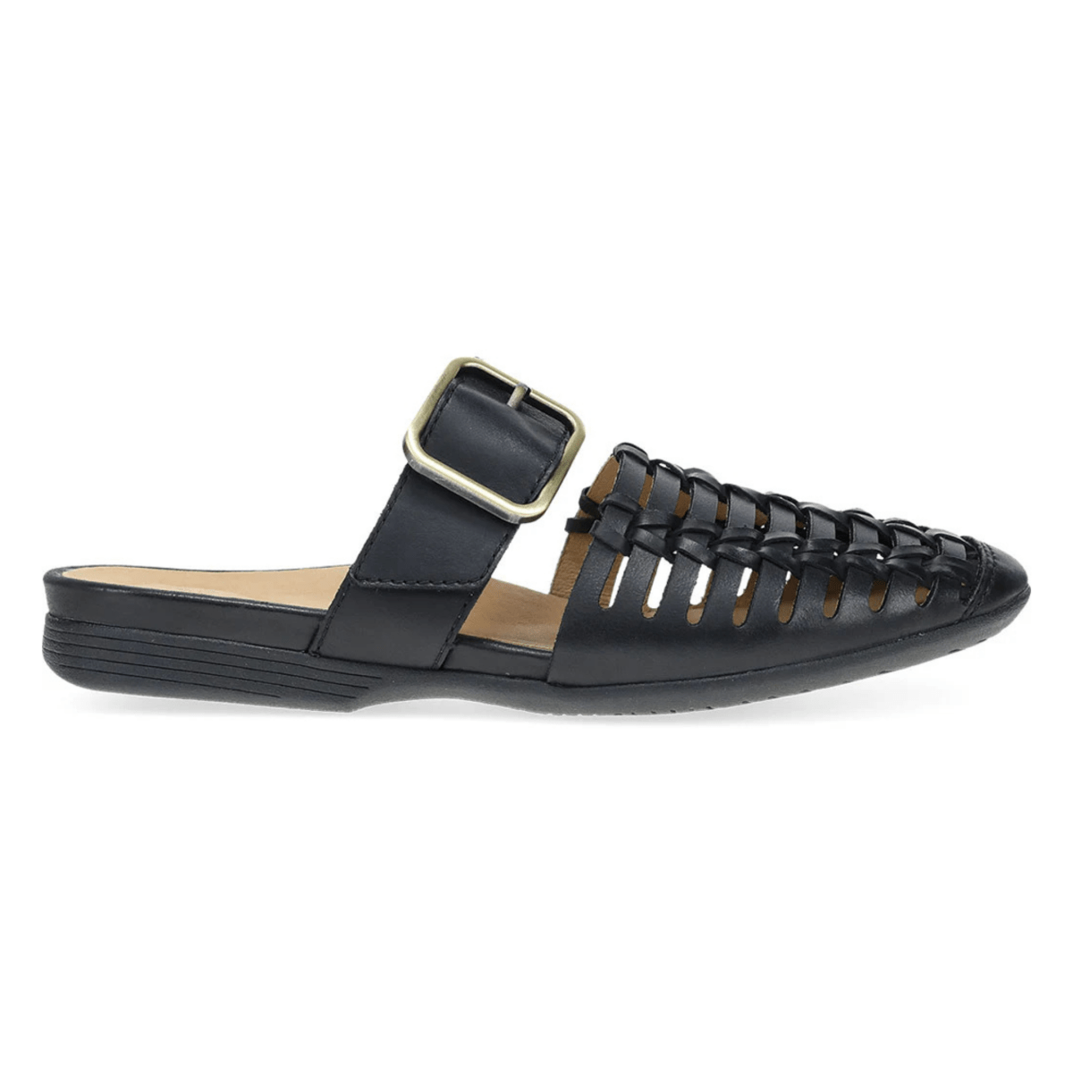 Dansko Women's Leilani Black Burnished Nappa Mule - 9020051 - Tip Top Shoes of New York