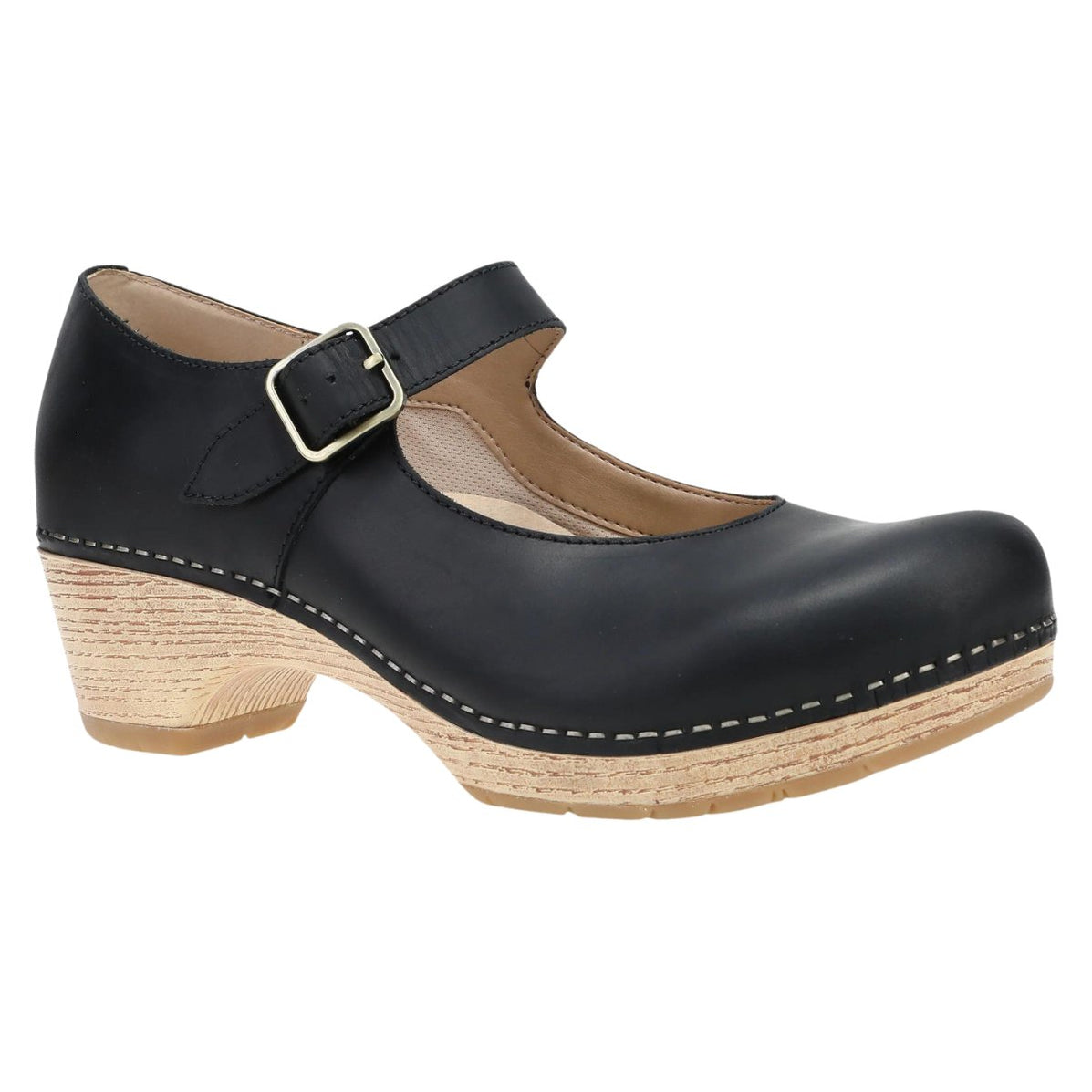 Dansko Women's Lilah Black Oiled Pull Up — Tip Top Shoes of New York