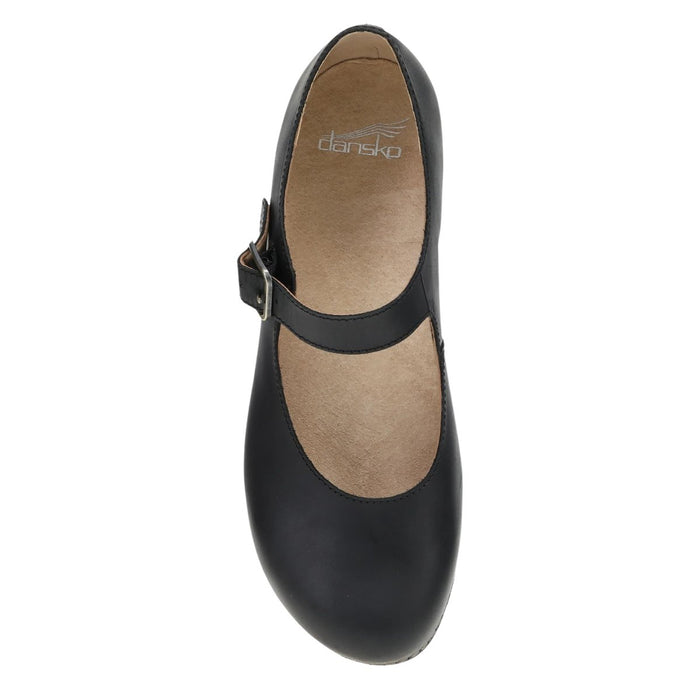 Dansko Women's Lilah Black Oiled Pull Up - 9016708 - Tip Top Shoes of New York