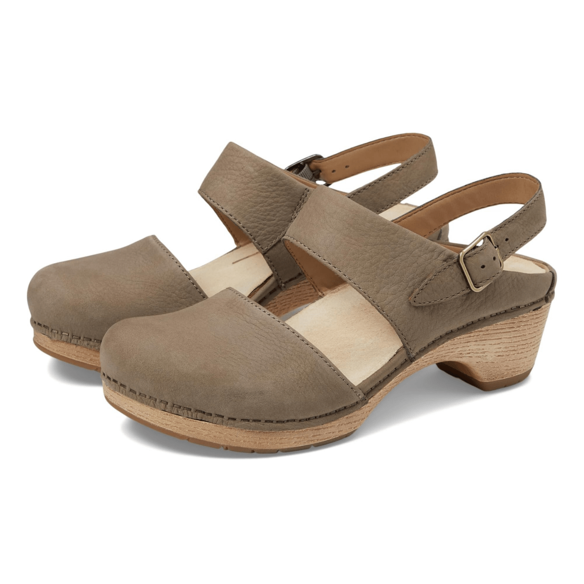 Dansko Women's Lucia Taupe Milled Nubuck - 9029322 - Tip Top Shoes of New York