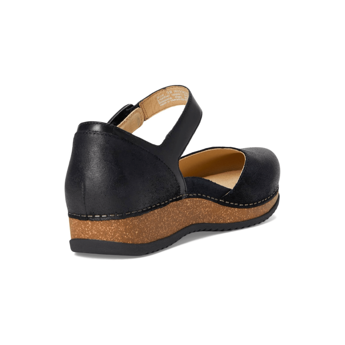 Dansko Women's Mae Black Burnished Suede - 9024297 - Tip Top Shoes of New York