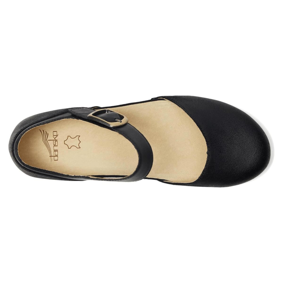 Dansko Women's Mae Black Burnished Suede - 9024297 - Tip Top Shoes of New York