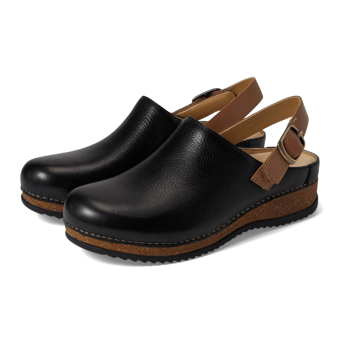 Dansko Women's Merrin Black Waxy Milled Mule - 9016686 - Tip Top Shoes of New York