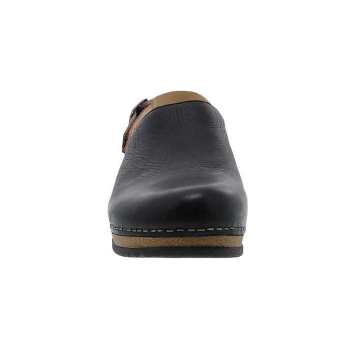 Dansko Women's Merrin Black Waxy Milled Mule - 9016686 - Tip Top Shoes of New York