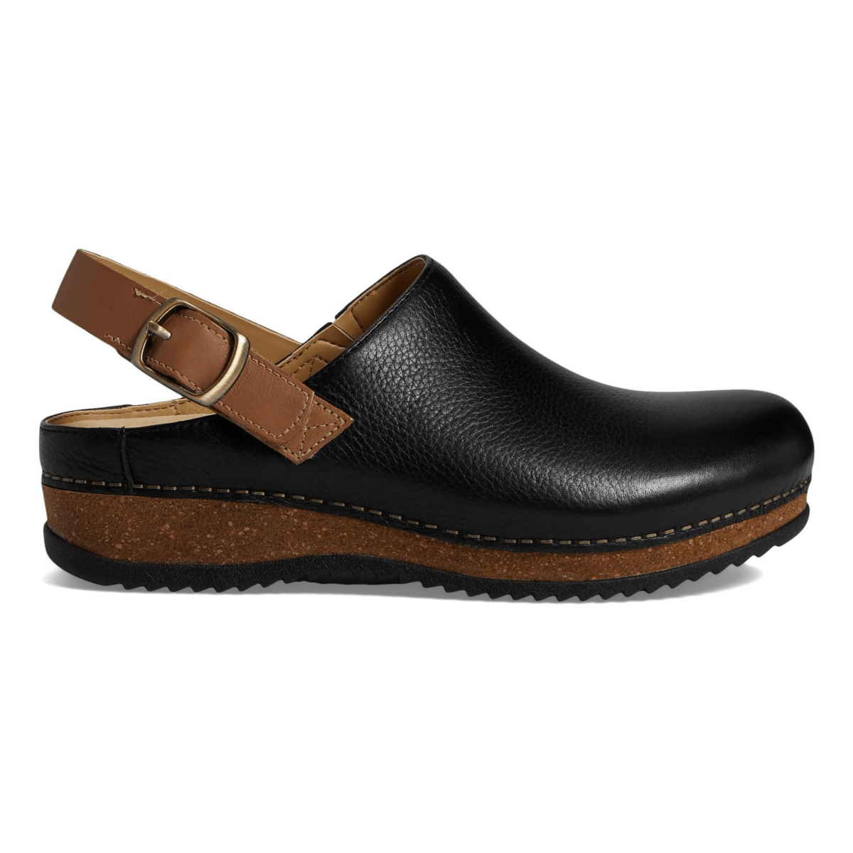 Dansko Women's Merrin Black Waxy Milled Mule - 9016686 - Tip Top Shoes of New York