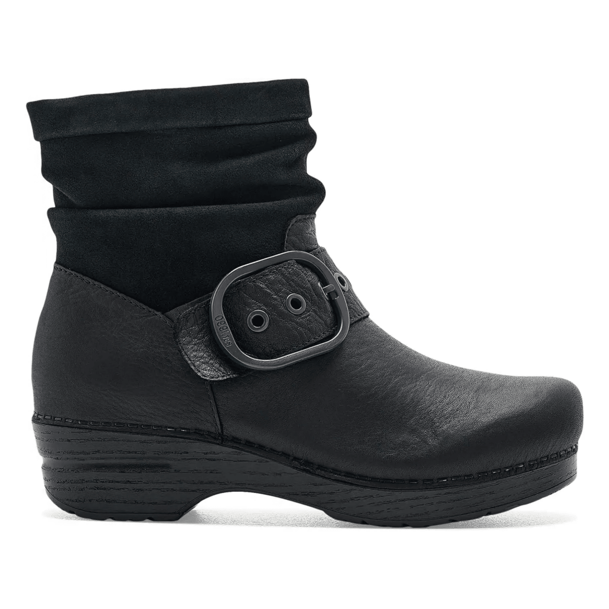 Dansko Women's Pearson Clog Boot Black Leather - 9033124 - Tip Top Shoes of New York