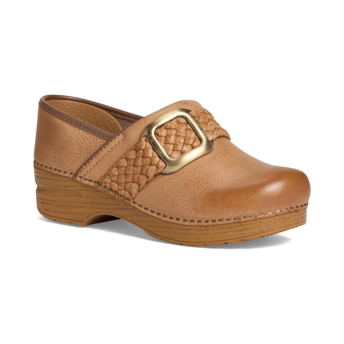 Dansko Women's Pro Braided Clog Honey Distressed / 37 Dansko Women's Pro Braided Clog Honey Distressed / 37