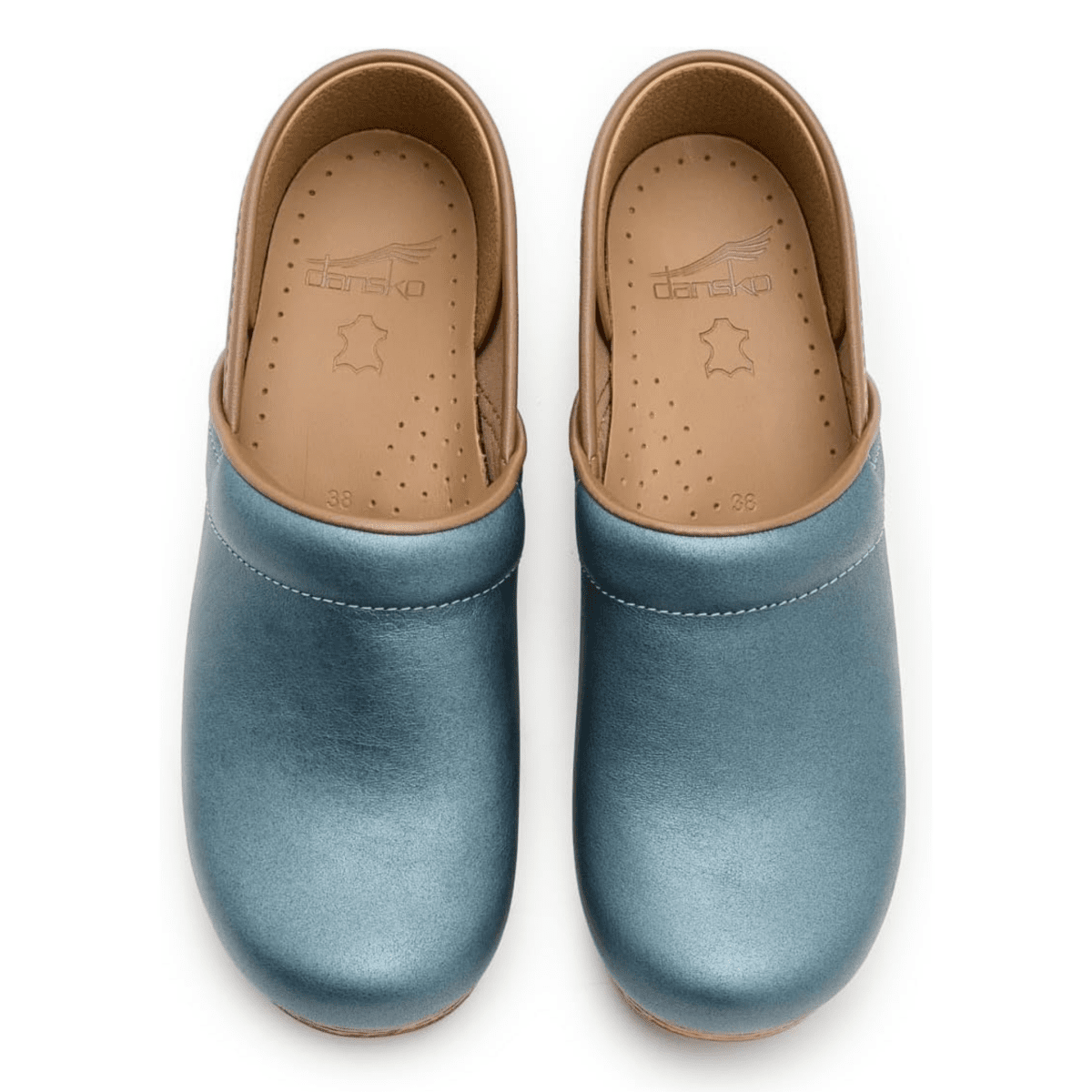 Dansko Women's Professional Blue Metallic - 9029257 - Tip Top Shoes of New York