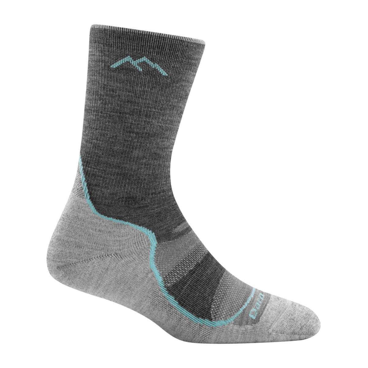 Darn Tough Women's Light Hiker Micro Crew Lightweight Socks Slate/Blue - 11006700 - Tip Top Shoes of New York