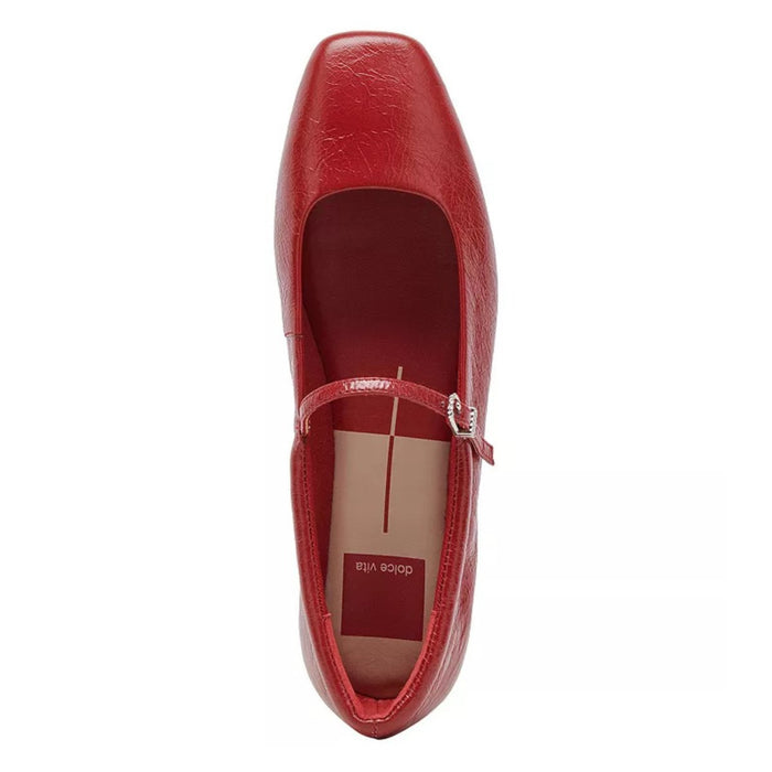 Dolce Vita Women's Reyes Ballet Flats Red Crinkle Patent - 9019537 - Tip Top Shoes of New York