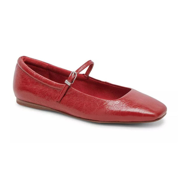 Dolce Vita Women's Reyes Ballet Flats Red Crinkle Patent - 9019537 - Tip Top Shoes of New York