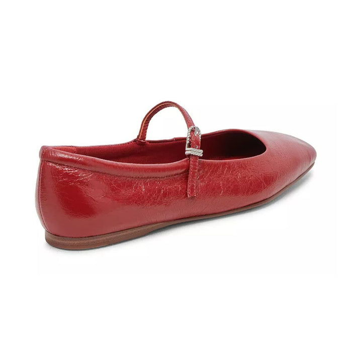 Dolce Vita Women's Reyes Ballet Flats Red Crinkle Patent - 9019537 - Tip Top Shoes of New York