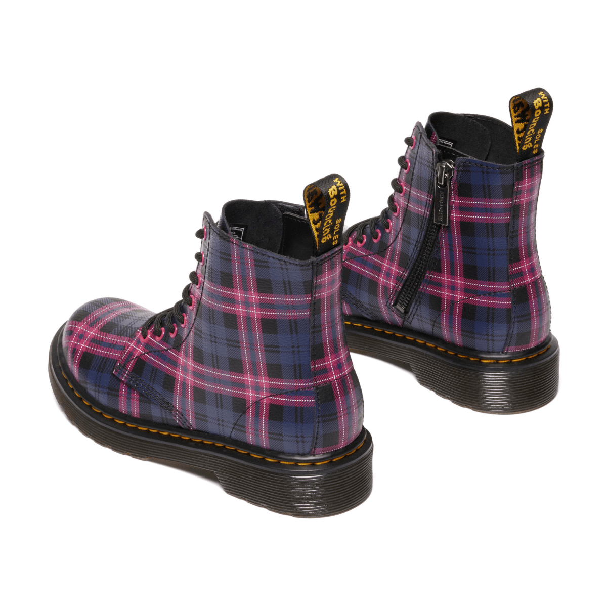 Dr. Martens Girls' 1460 Plaid/Black/Multicolor - 1102336 - Tip Top Shoes of New York