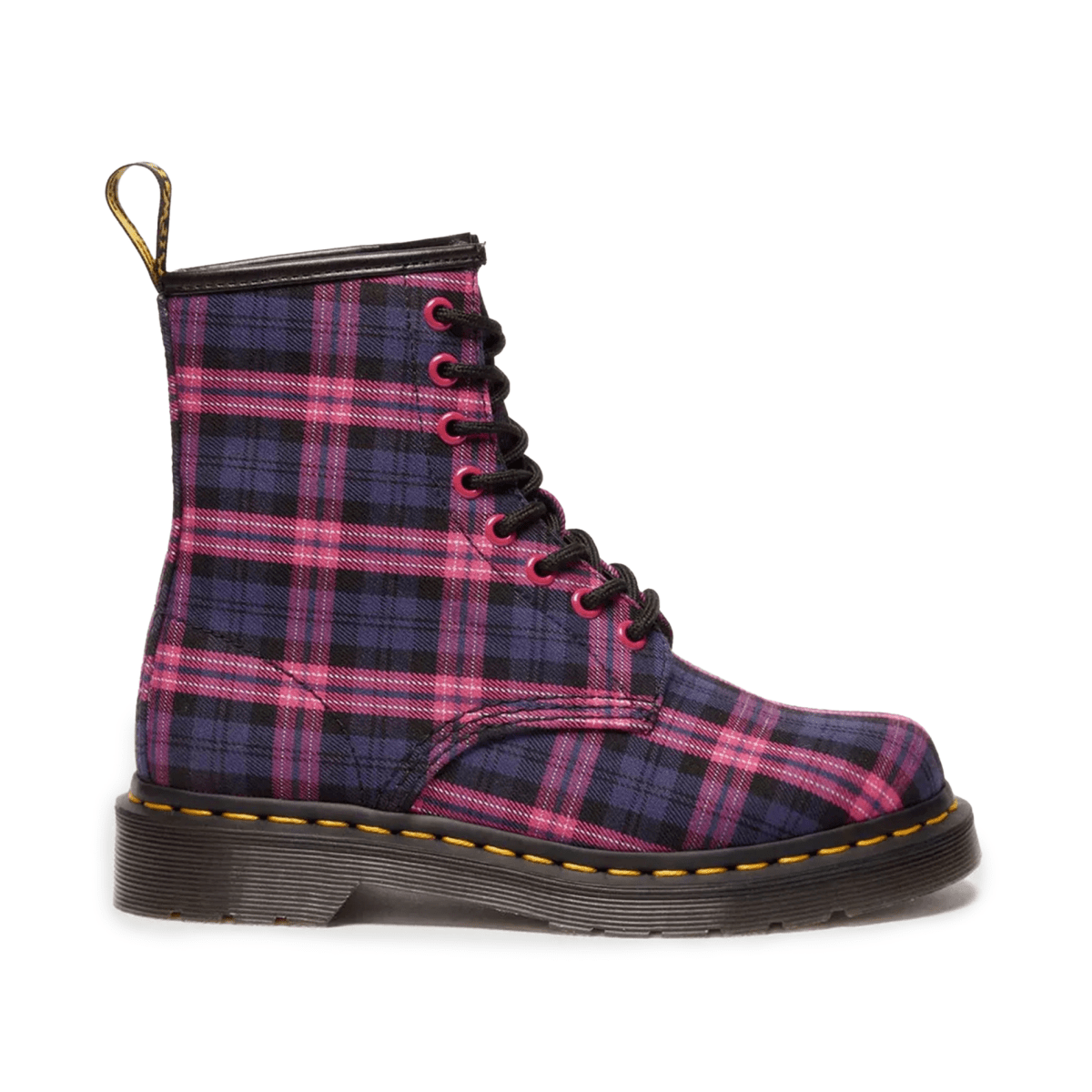 Dr. Martens Girls' 1460 Plaid/Black/Multicolor - 1102336 - Tip Top Shoes of New York