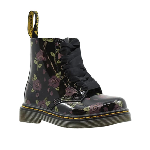 Dr. Martens Girl's (Sizes 8 - 10) 1460 Decayed Rose Patent - 1088587 - Tip Top Shoes of New York