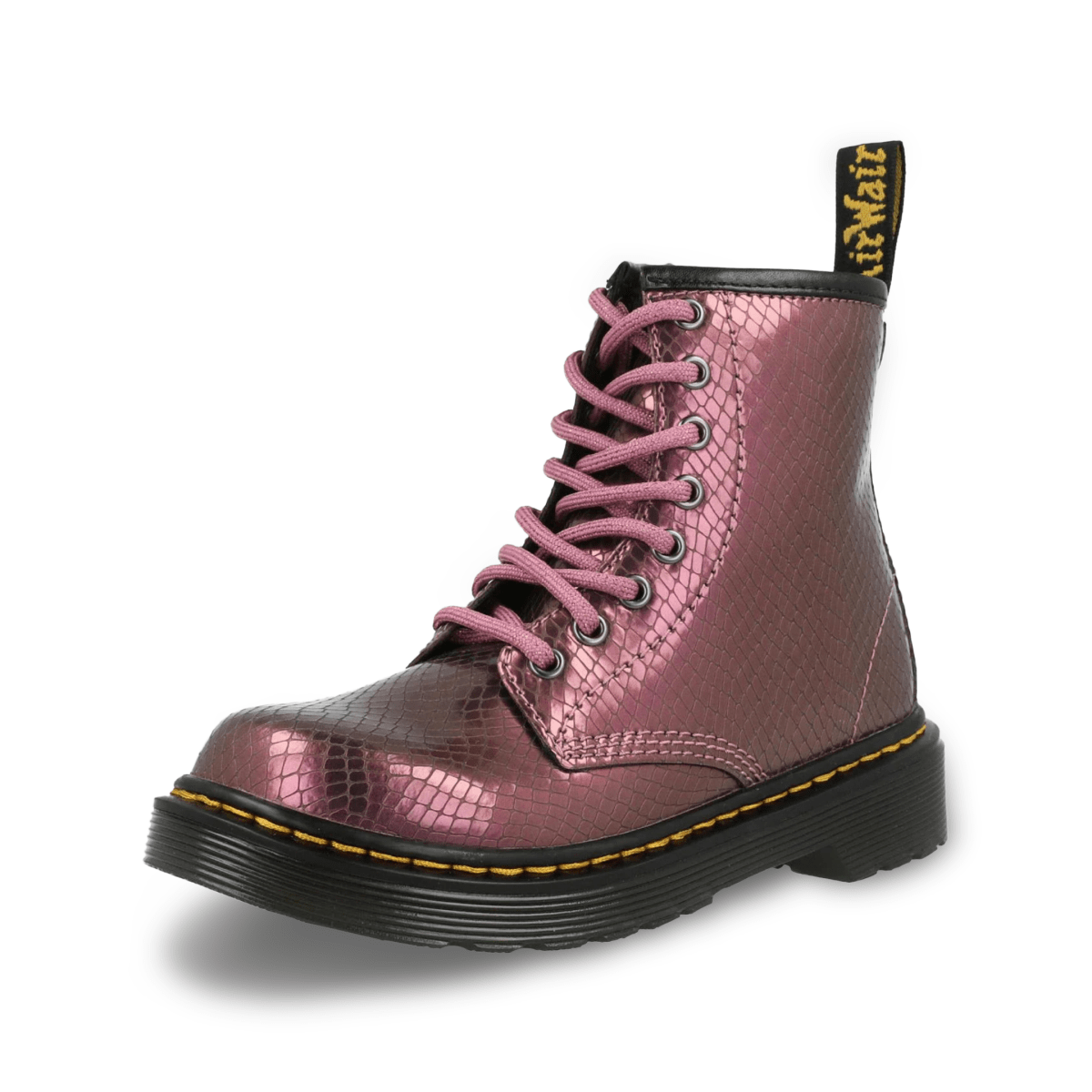 Dr. Martens Kids' 1460 Copper - Pink Shift Reptile Leather - 1102310 - Tip Top Shoes of New York