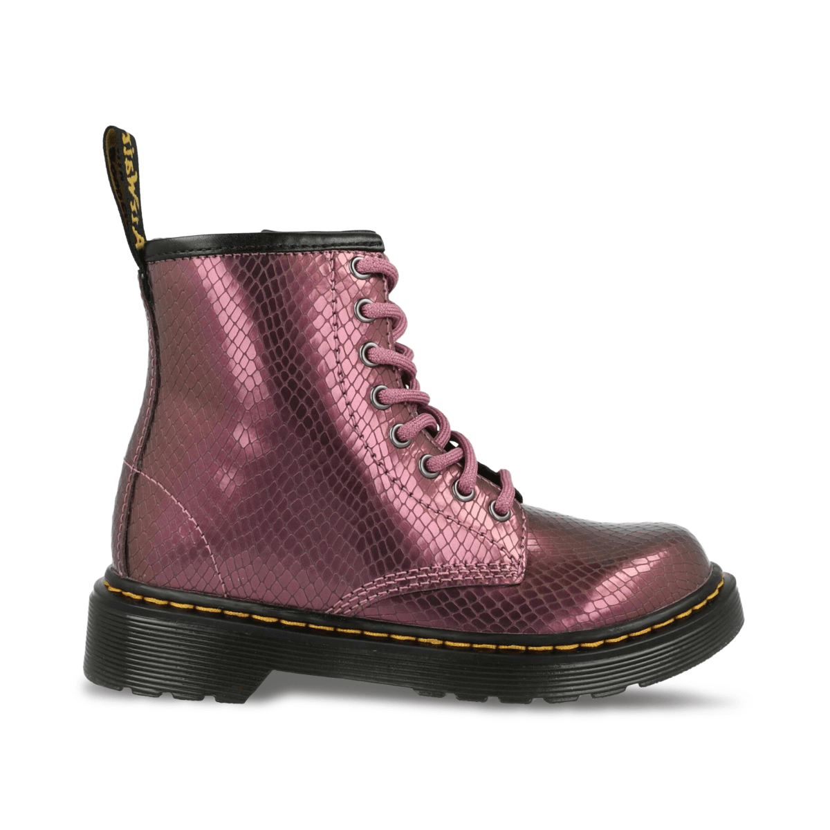 Dr. Martens Kids' 1460 Copper - Pink Shift Reptile Leather - 1102310 - Tip Top Shoes of New York