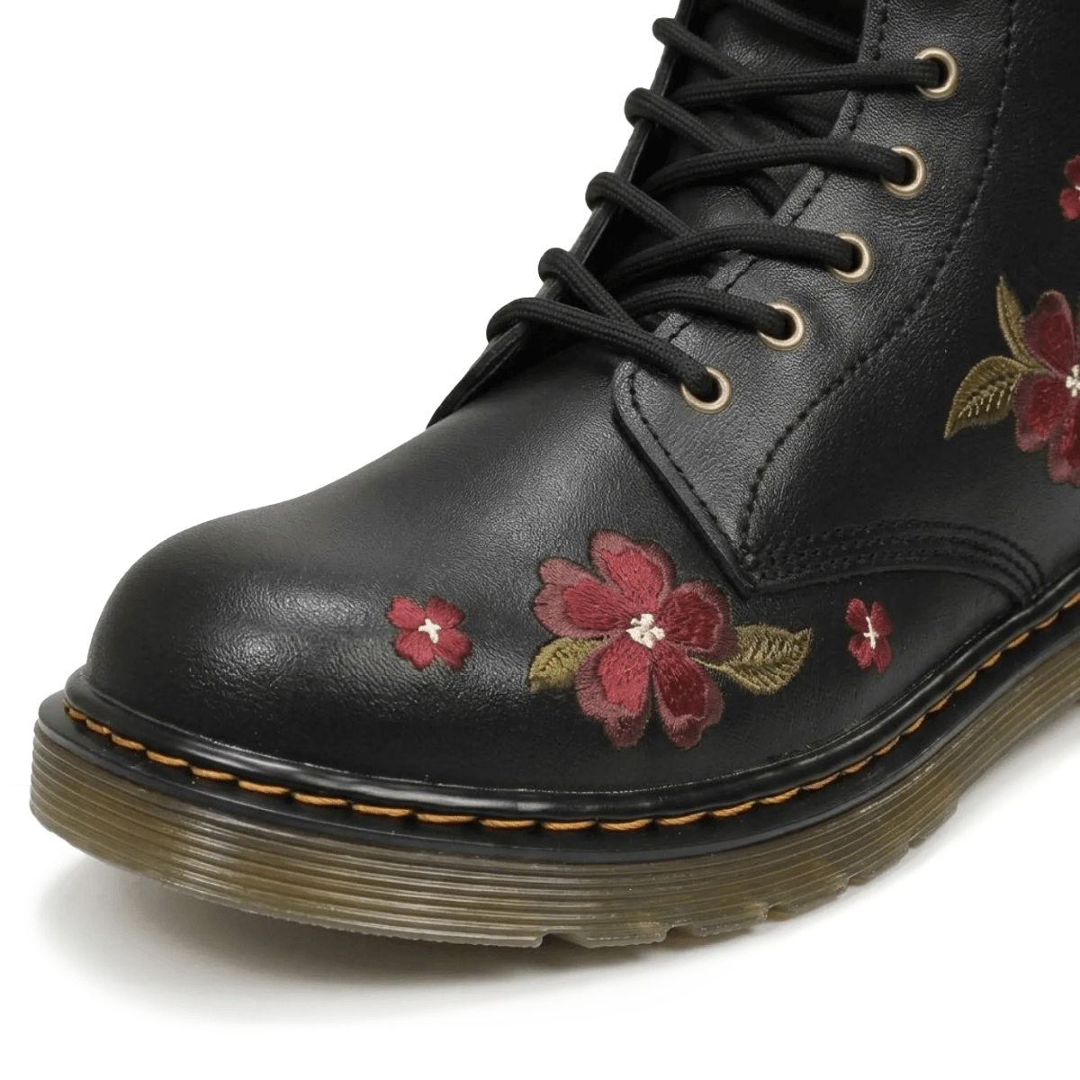 Dr. Martens Kids 1460 Pascal Black Autumn Floral Leather - 1110084 - Tip Top Shoes of New York