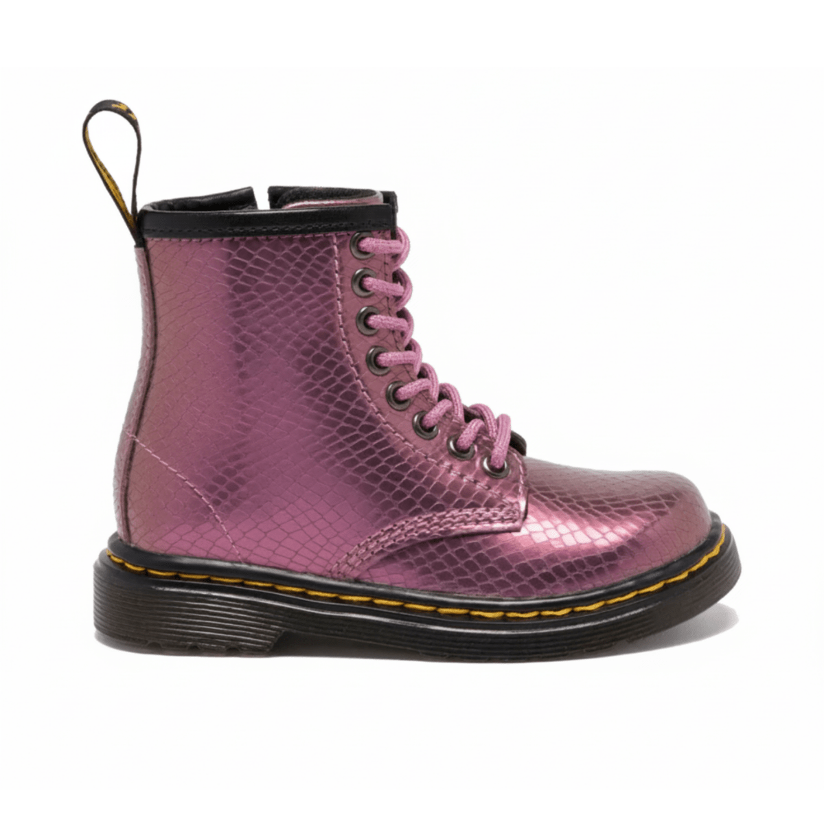 Dr. Martens Kids' (Preschool) 1460 Copper - Pink Shift Reptile Leather - 1102320 - Tip Top Shoes of New York