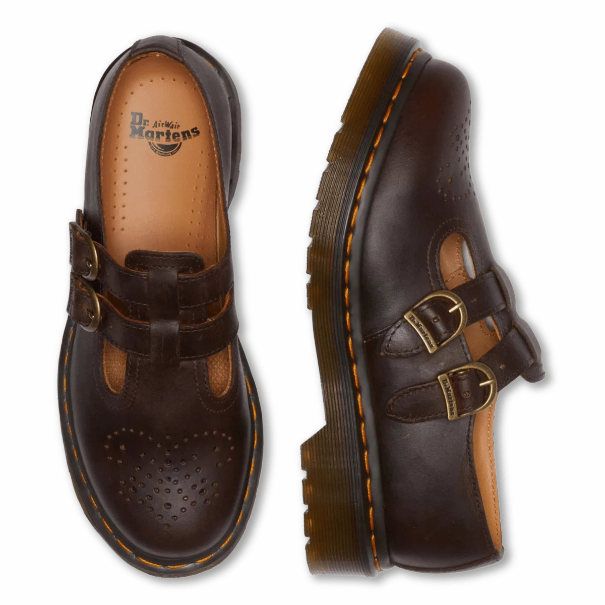 Dr. Martens Women's 8065 Crazy Horse Brown Leather - 11017172 - Tip Top Shoes of New York