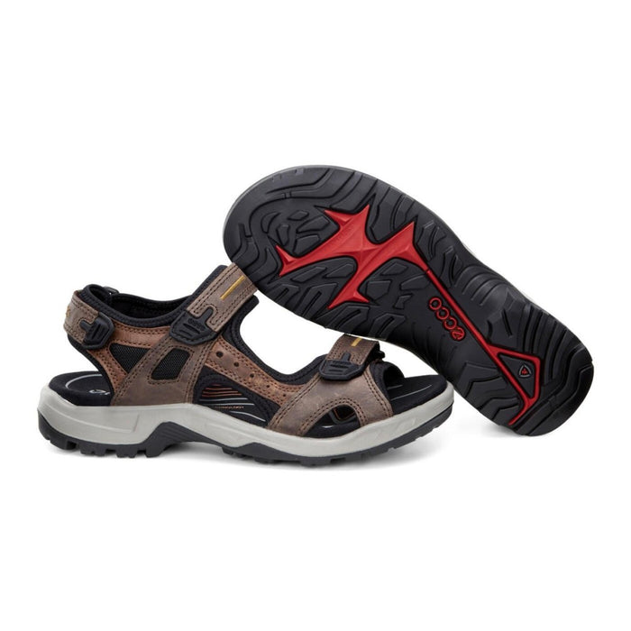 Ecco Men's 069564 Yucatan Sandal Espresso/Cocoa Brown/Black - 3001165 - Tip Top Shoes of New York