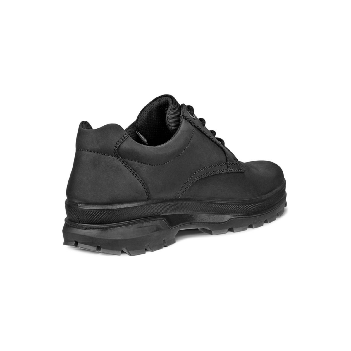 Ecco Men's Rugged Track Plain Toe Low Black Leather Waterproof - 9026524 - Tip Top Shoes of New York