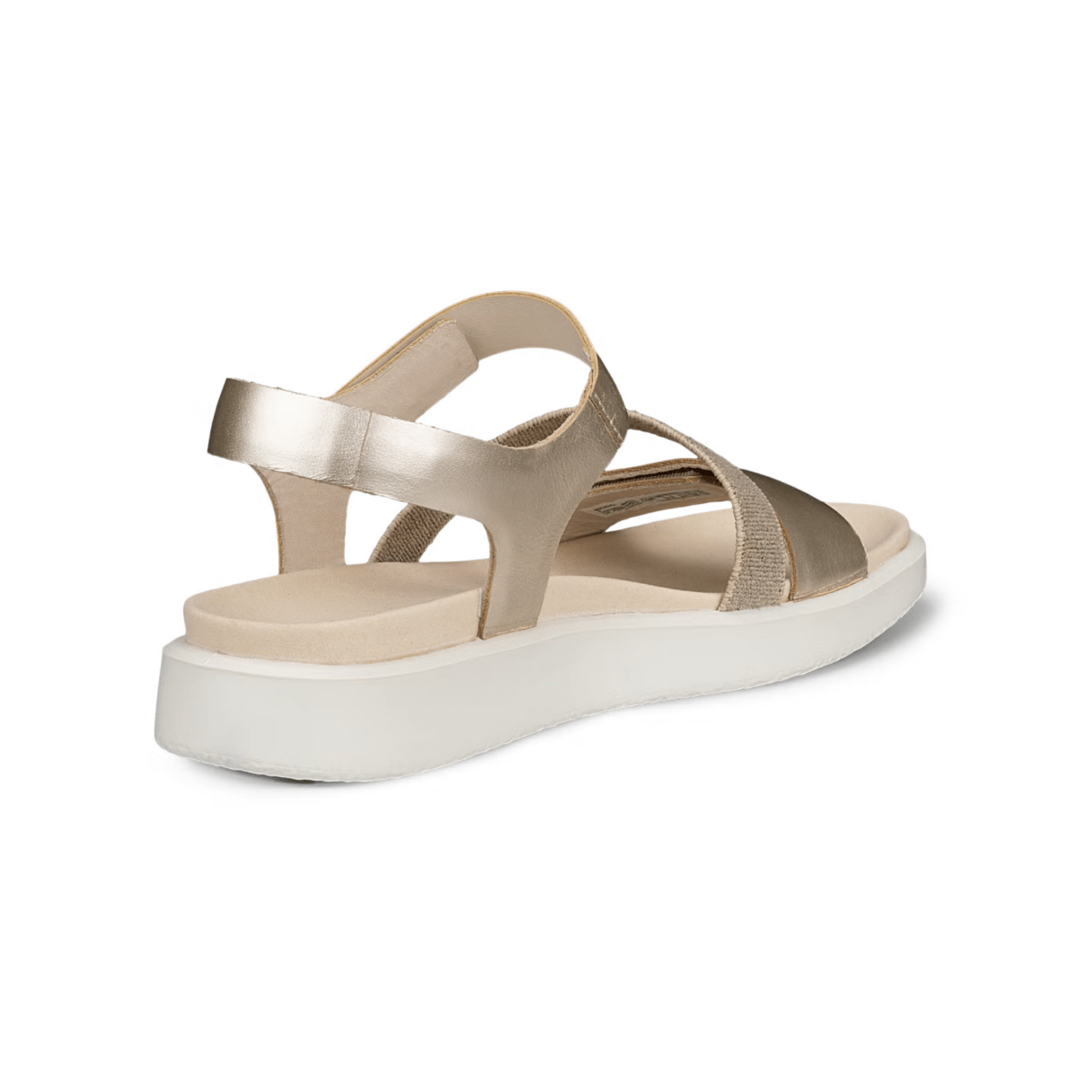 Ecco Women's Flowt 2 - Strap Pure White/Gold - 9022436 - Tip Top Shoes of New York