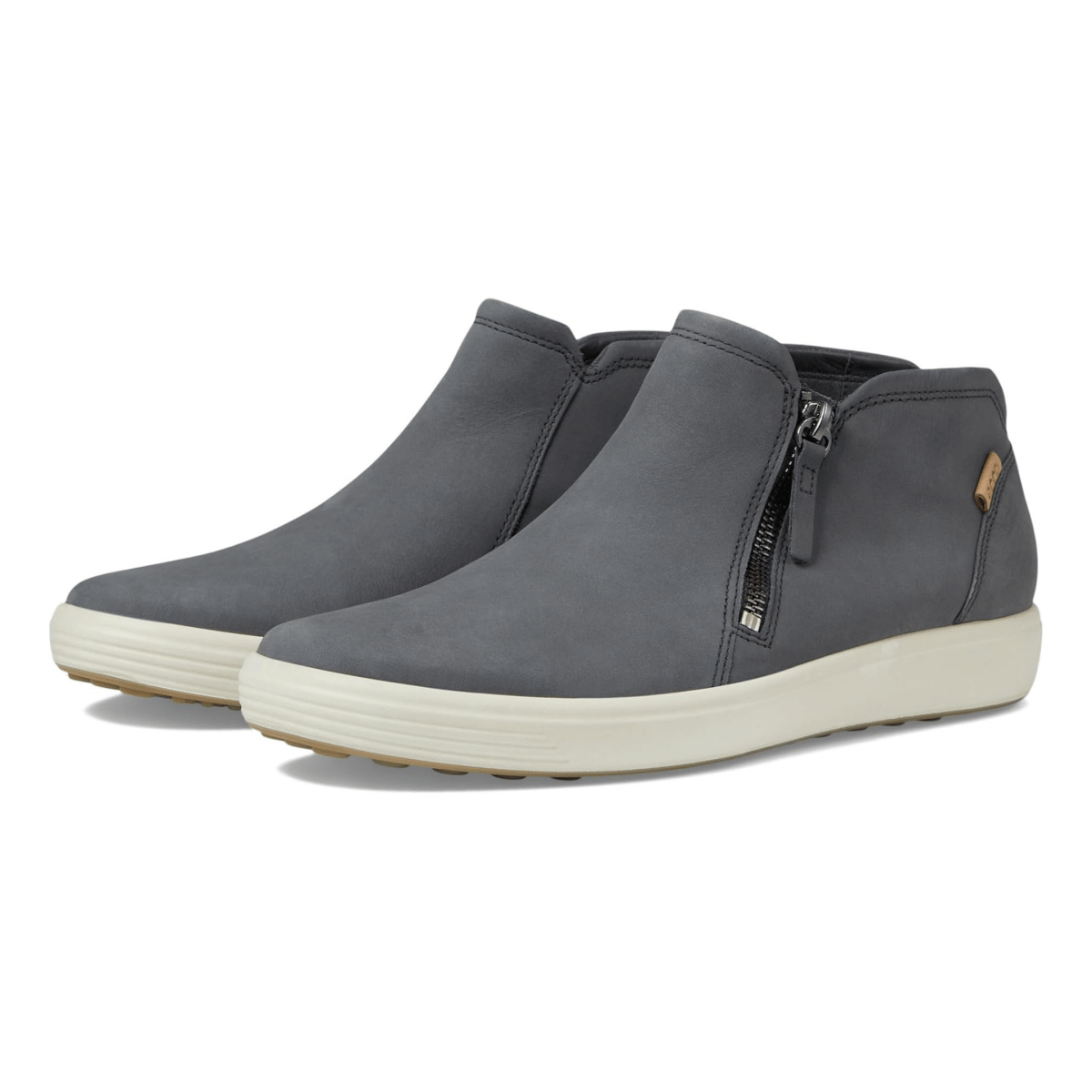 Ecco Women's Soft 7 Bootie Dark Shadow Nubuck - 11008472 - Tip Top Shoes of New York