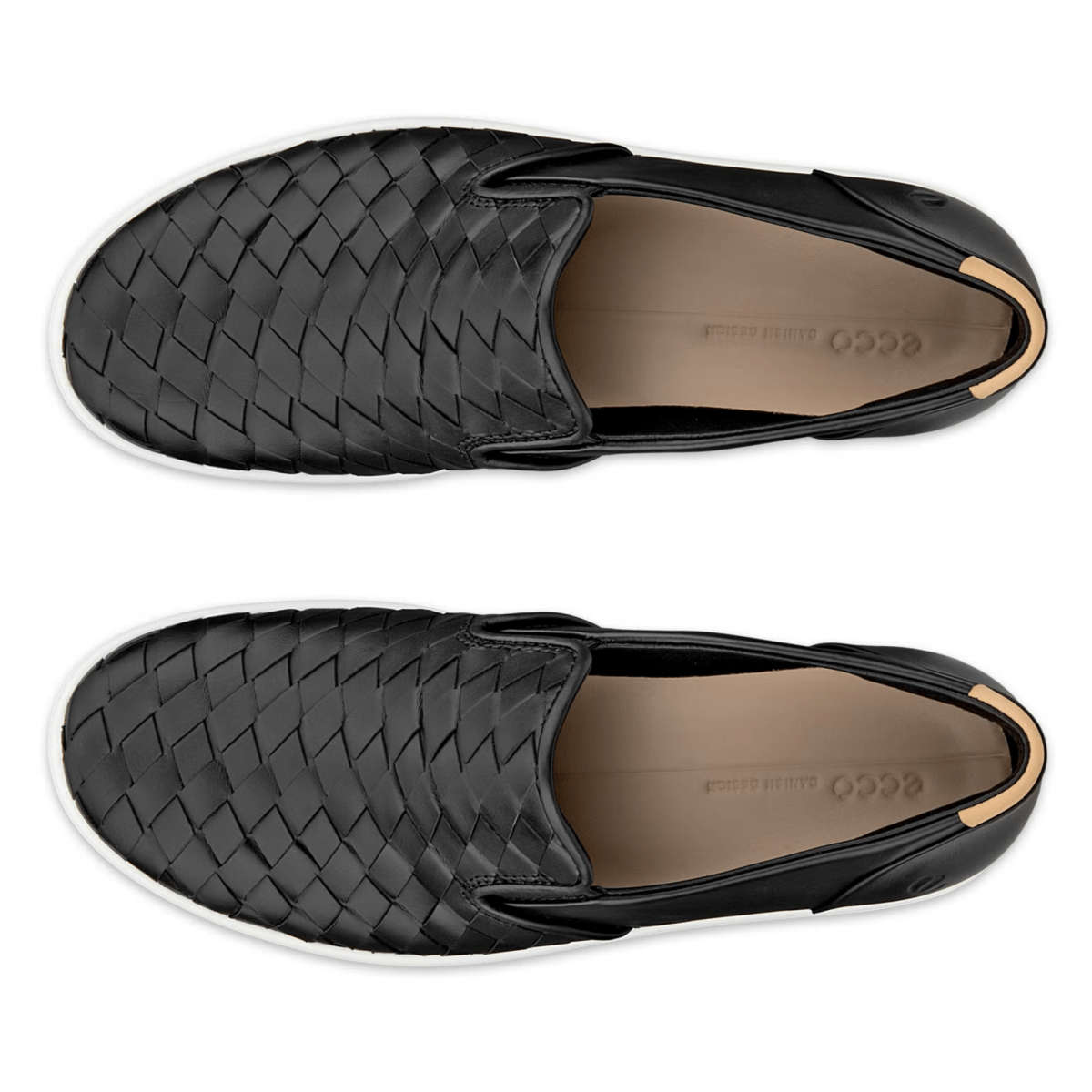 Ecco Women's Soft 7 Slip - On Woven Black - 9022418 - Tip Top Shoes of New York