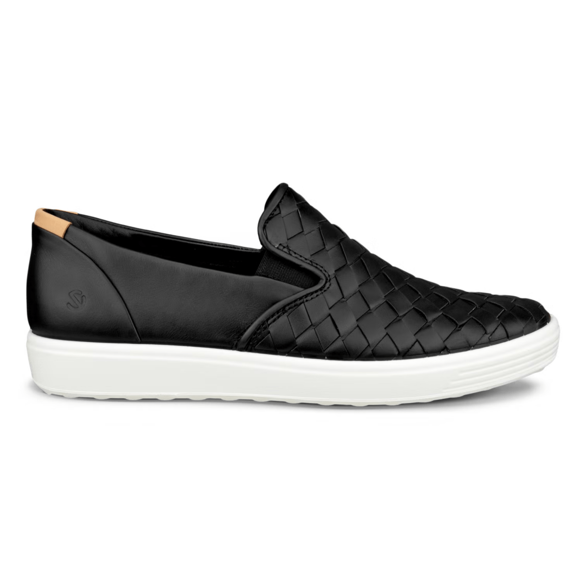 Ecco Women's Soft 7 Slip - On Woven Black - 9022418 - Tip Top Shoes of New York
