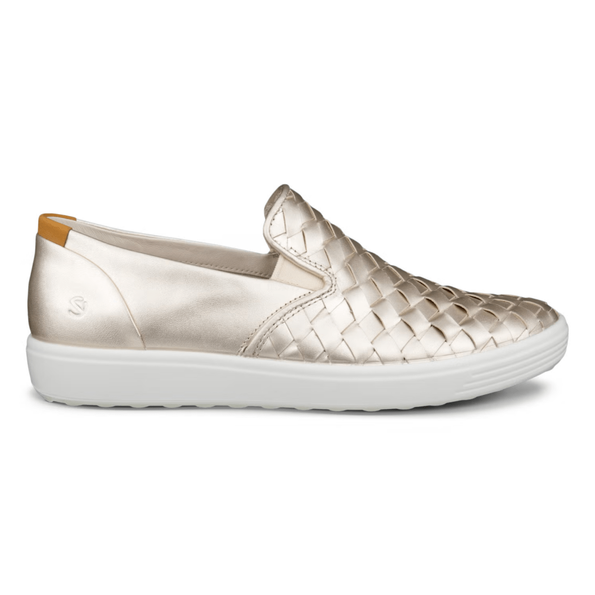 Ecco Women's Soft 7 Slip - On Woven Gold - 9022427 - Tip Top Shoes of New York
