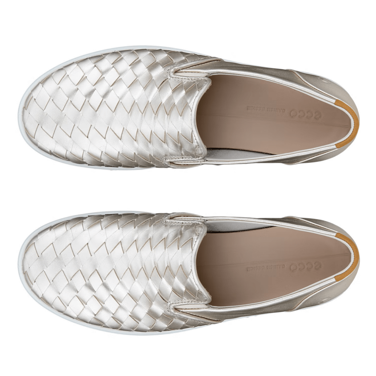 Ecco Women's Soft 7 Slip - On Woven Gold - 9022427 - Tip Top Shoes of New York