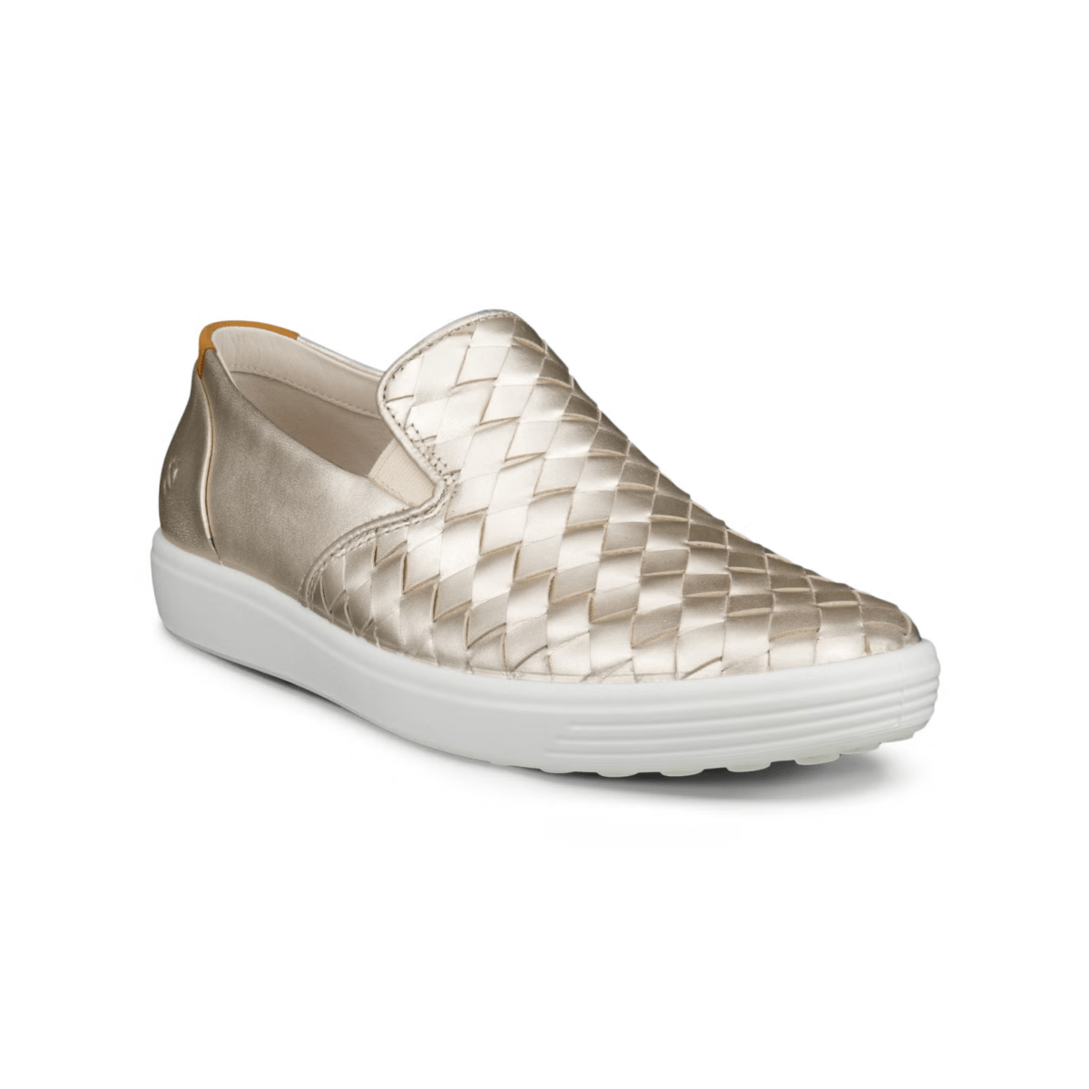 Ecco Women's Soft 7 Slip - On Woven Gold - 9022427 - Tip Top Shoes of New York