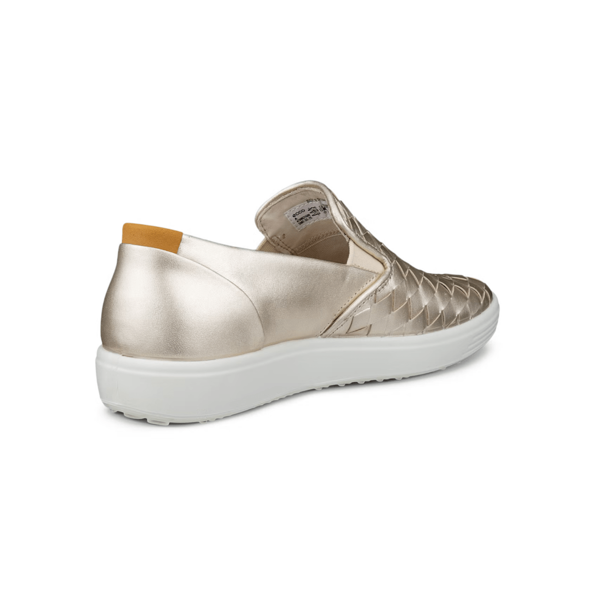 Ecco Women's Soft 7 Slip - On Woven Gold - 9022427 - Tip Top Shoes of New York