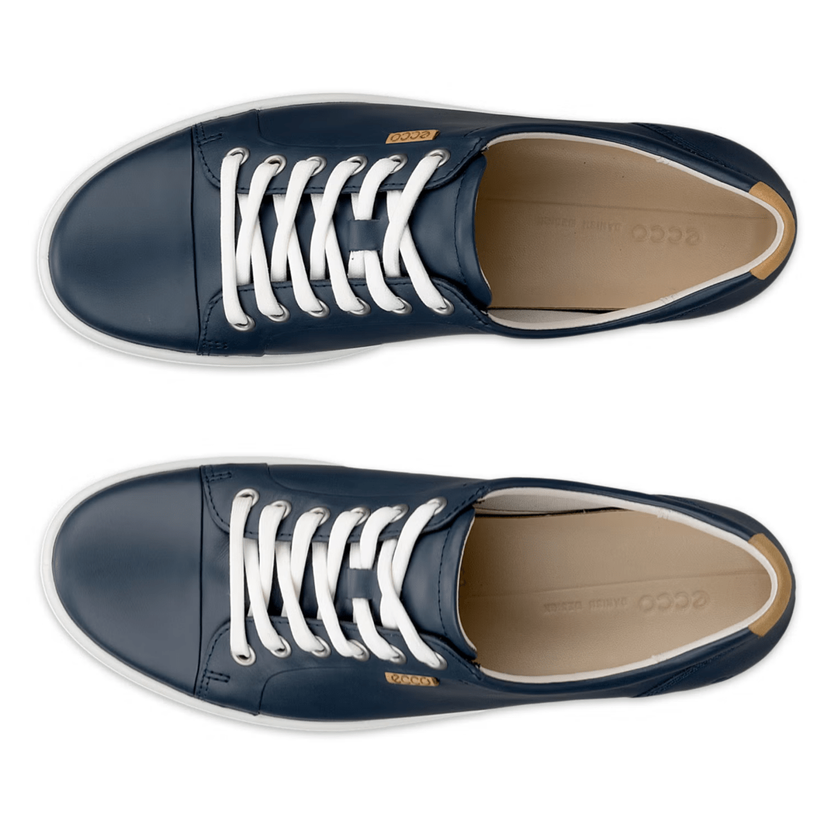 Ecco Women's Soft 7 Sneaker Marine Leather - 9022408 - Tip Top Shoes of New York