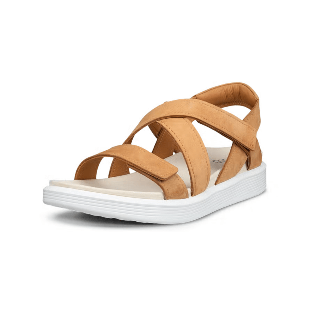 Ecco Women's Soft W Cross Strap Lion Nubuck - 9029883 - Tip Top Shoes of New York