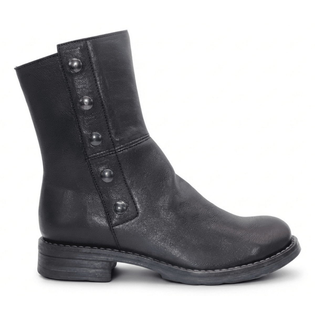 Eric Michael Woman's Candace Black Leather - 9036086 - Tip Top Shoes of New York