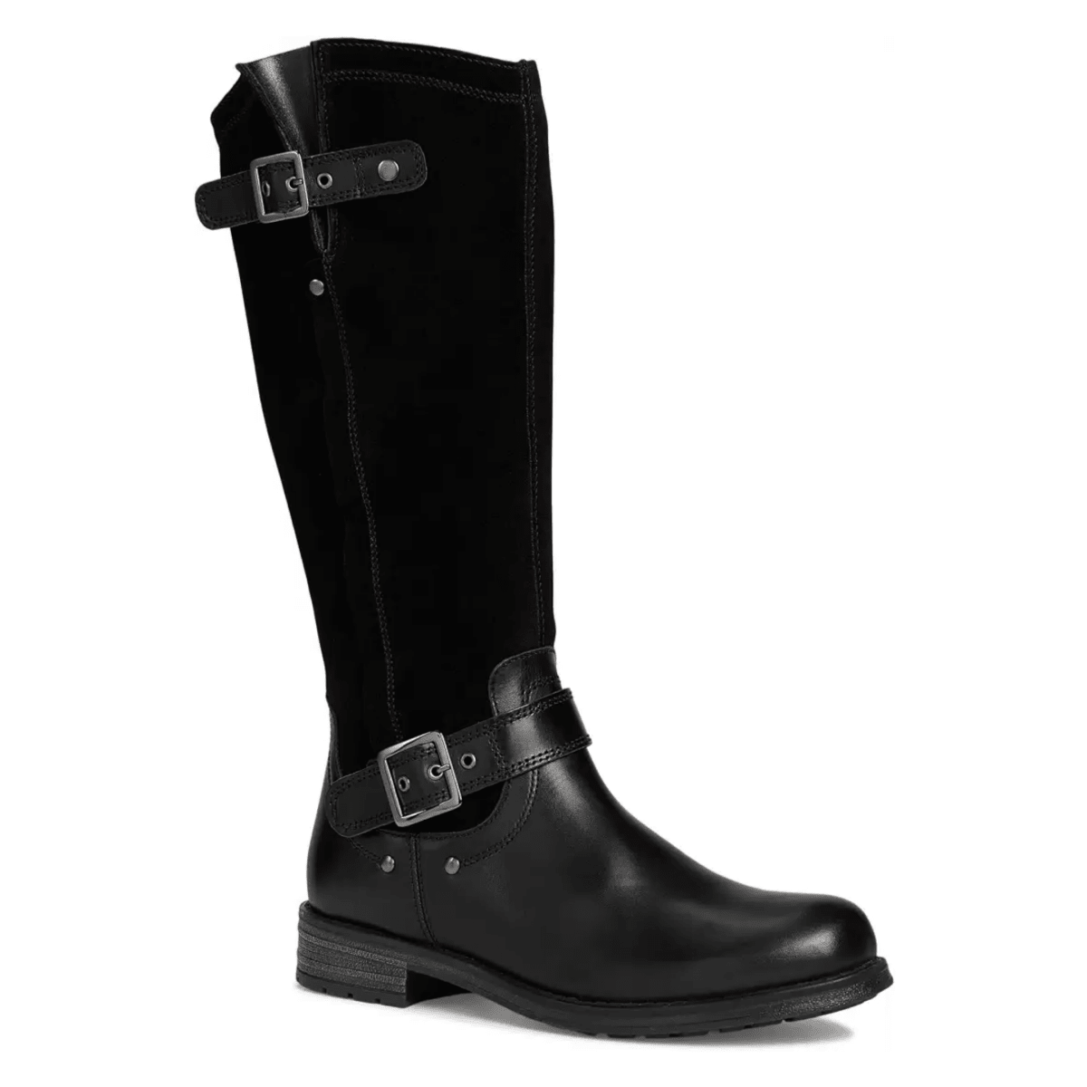Eric Michael Woman's Helena Black Leather - 9036102 - Tip Top Shoes of New York