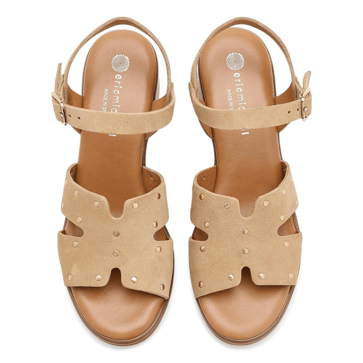 Eric Michael Women's Natasha Beige Suede - 11032929 - Tip Top Shoes of New York