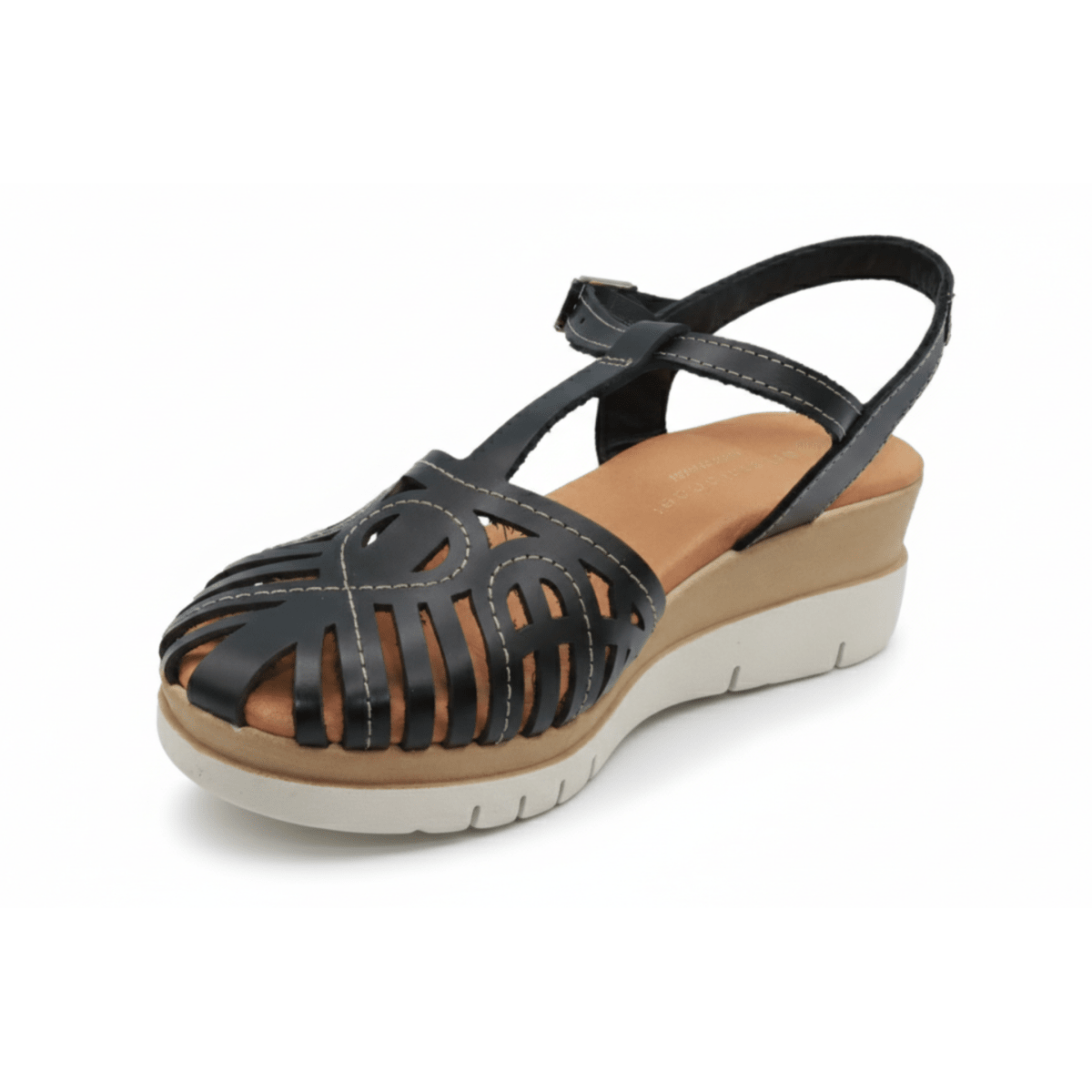 Eric Michael Women's Rose Black Leather - 9030913 - Tip Top Shoes of New York