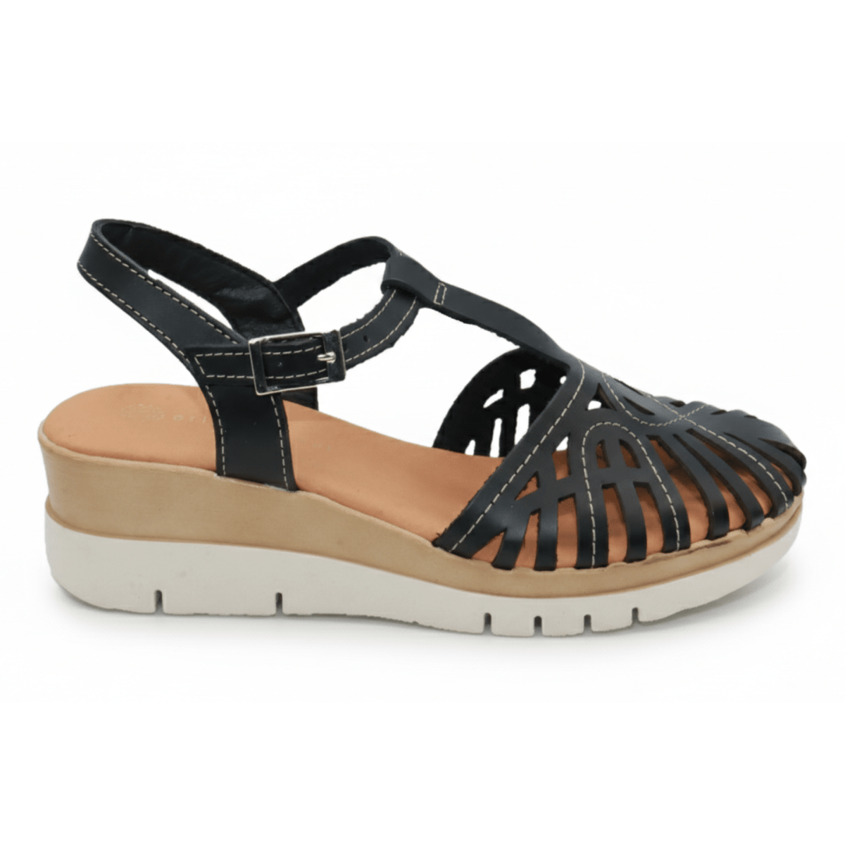 Eric Michael Women's Rose Black Leather - 9030913 - Tip Top Shoes of New York