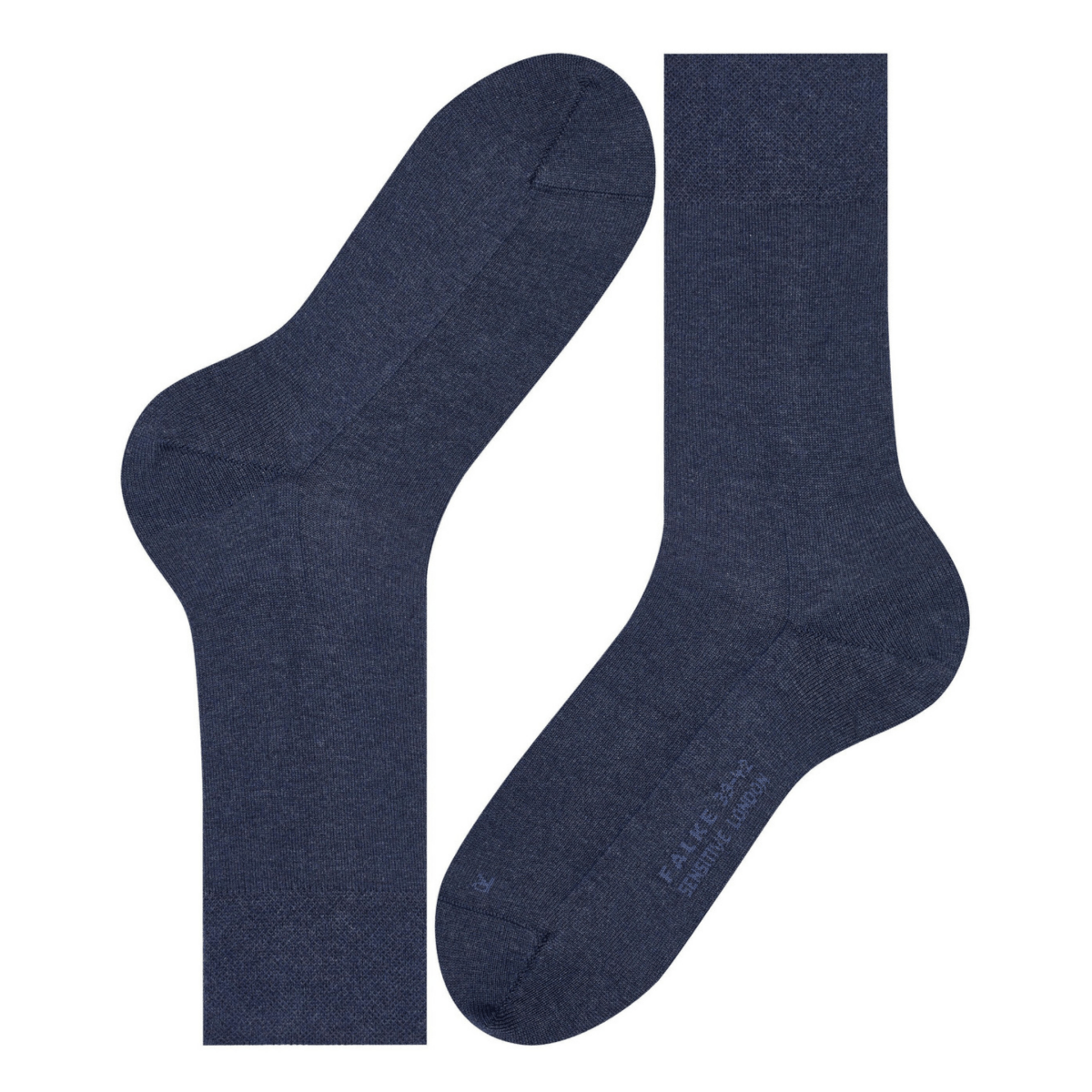 Falke Men's Sensitive London Navy Mel Socks - 11017243 - Tip Top Shoes of New York