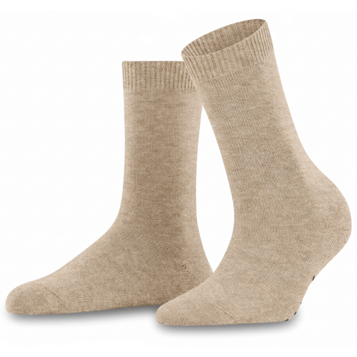 Falke Women's Cosy Wool Socks Beige Melange - 11020980 - Tip Top Shoes of New York